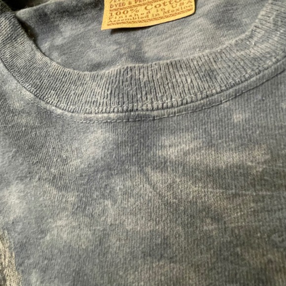 The Mountain Wolf Face Size XXL Graphic T Shirt Tie Dye USA Made - Picture 8 of 8